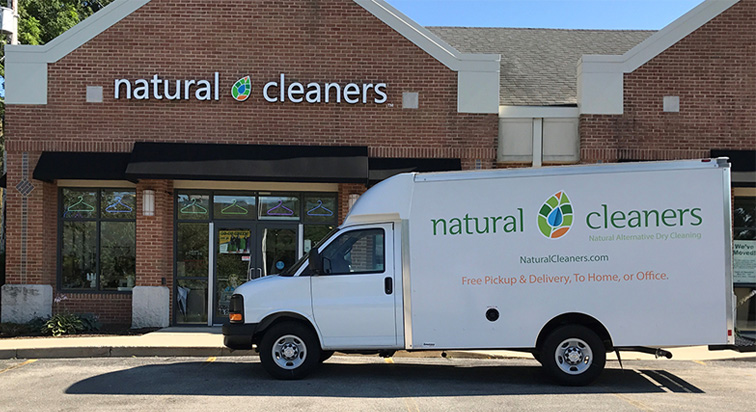 dry cleaning delivery truck in Waukesha